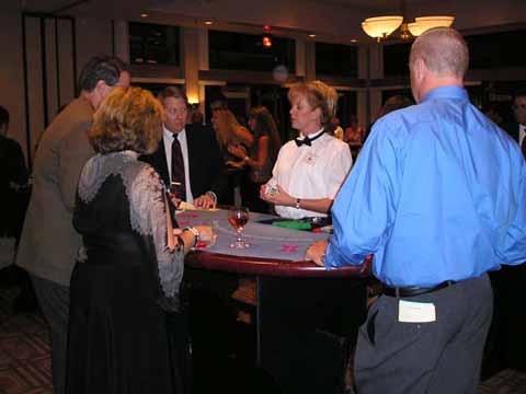 Blackjack at a casino party in Phoenix and Tucson, AZ